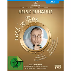 Alive AG Heinz Erhardt - Noch 'ne Box (6 Blu-rays), Blu-ray, Allemand, 2D, 4:3, 447 min, Erhardt, Heinz