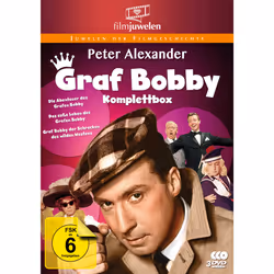 Fernsehjuwelen 6417973, Film, DVD, Allemand, 266 min, Die Abenteuer des Grafen Bobby / Das süße Leben des Grafen Bobby / Graf ...