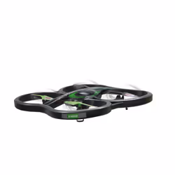 Jamara Observer AHP Quadrocopter, 4 rotors, 11 m/s, SD, 650 mAh, Noir, Vert