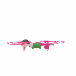Jamara Quadrella 4 rotors 300 mAh Vert, Rose