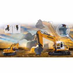 Jamara Liebherr R936 modèle radiocommandé Excavatrice Moteur électrique 1:20 - Vue supplémentaire 4