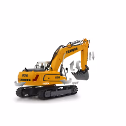 Jamara Liebherr R936 modèle radiocommandé Excavatrice Moteur électrique 1:20 - Vue supplémentaire 6