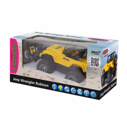 Jamara Jeep Wrangler Rubicon modèle radiocommandé Voiture Moteur électrique 1:18