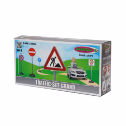 Jamara 460293, Ensemble de feux de signalisation jouet, 3 an(s), Plastique, Noir, Bleu, Gris, Rouge, Blanc