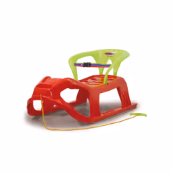 Jamara 460366, Luge classique, Vert, Rouge, Plastique, unisexe, 900 mm