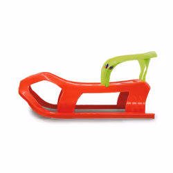 Jamara 460366 traîneau Luge classique Vert, Rouge Plastique