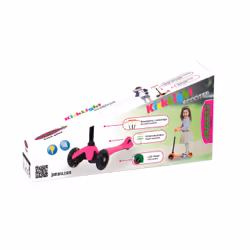 Jamara 460495 scooter Enfants Trottinette à trois roues Noir, Vert
