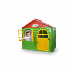 Jamara Little Home, Maison de jeux posée au sol, 1,5 an(s), 1 portes(s), Vert, Rouge, Jaune