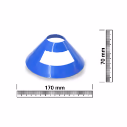 Jamara 460526 cône et fût de signalisation Cône de circulation Bleu Plastique 4 pièce(s) - Vue supplémentaire 4