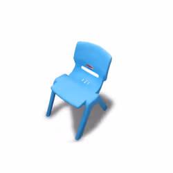 Jamara 460583, Chaise pour bébé/enfants, Plastique, Bleu, 100 kg