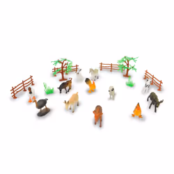 Jamara Farm animals Set, 3 an(s), Multicolore, Plastique, 20 pièce(s)