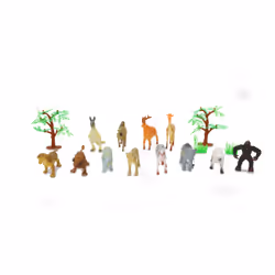 Jamara Wild Animals Set, 3 an(s), Multicolore, Plastique, 16 pièce(s)