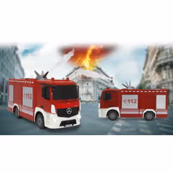 Jamara Fire fighter TLF Mercedes-Benz Antos modèle radiocommandé Camion de pompier Moteur électrique 1:26 - Vue supplémentaire 16
