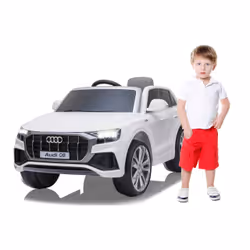Jamara Audi Q8, 3 an(s), 4 roue(s), Noir, Blanc, Batteries requises