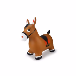 Jamara Hopping animal horse brown with pump jouet gonflable - Vue supplémentaire 4