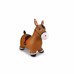 Jamara Hopping animal horse brown with pump jouet gonflable - Vue supplémentaire 5