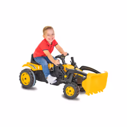 Jamara Pedal Tractor Strong Bull with front loader, 3 an(s), 4 roue(s), Noir, Jaune