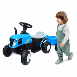 Jamara New Holland, 2 an(s), 4 roue(s), Noir, Bleu, Batteries requises