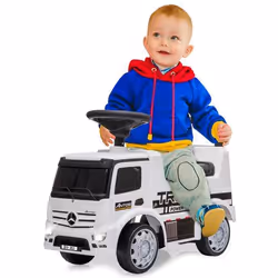 Jamara Mercedes-Benz Antos, 1 an(s), 4 roue(s), Noir, Blanc, Batteries requises
