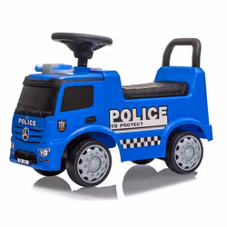 Jamara Mercedes-Benz Antos Police, 1 an(s), 4 roue(s), Bleu, Batteries requises