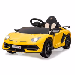 Jamara 460689, 3 an(s), 4 roue(s), Jaune, Batteries requises