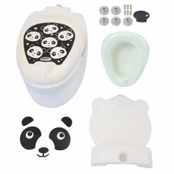 Jamara 460958 siège de toilette Noir, Blanc
