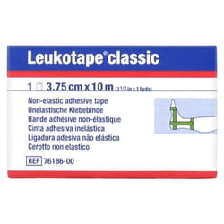 Essity Leukotape Classic Bande Adhésive Non-Elastique 3.75 cm x 10 m - Couleur : Vert