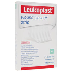 Essity Leukoplast Sutures Cutanées Adhésives 2 x 6 Strips 6 x 38 mm