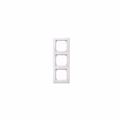 MERTEN 462319 PLAQUE DE FINITION M-SMART, 3 POSTES, BLANC MAT