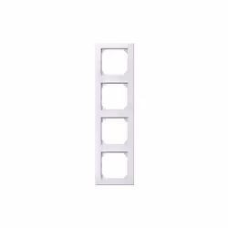 MERTEN 462419 PLAQUE DE FINITION M-SMART, 4 POSTES, BLANC MAT