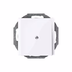 MERTEN 296325 SYSTÈME M PLAQUE CENTRALE DE SORTIE DE CÂBLE BLANC BRILLANT