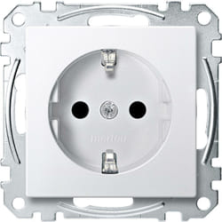 Merten Prise de courant System M blanc polaire MEG2300-0419 1 pc(s) C869321