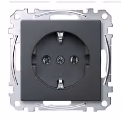Merten MEG2301-0414, Type F, Anthracite, 250 V, 16 A, 1 pièce(s)