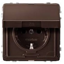 Merten MEG2310-7215 prise de courant Type F Marron