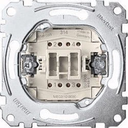 Merten MEG3112-0000 commutateur électrique Interrupteur à balancier 2P Métallique