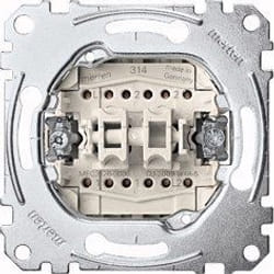 Merten MEG3626-0000 commutateur électrique Interrupteur à balancier 1P Métallique