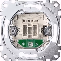 Merten MEG3102-0000, Interrupteur à balancier, 2P, Métallique, IP20, 250 V, 10 A