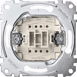 Merten MEG3154-0000 commutateur électrique Bouton-poussoir 1P Métallique