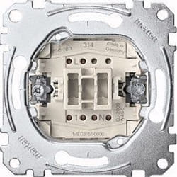 Merten MEG3151-0000 commutateur électrique Bouton-poussoir 1P Métallique