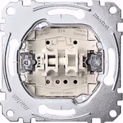 Merten MEG3715-0000, Interrupteur à balancier, 1P, Métallique, IP20, 250 V, 10 A