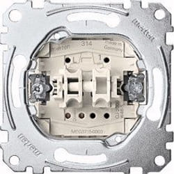 Merten MEG3715-0000 commutateur électrique Interrupteur à balancier 1P Métallique