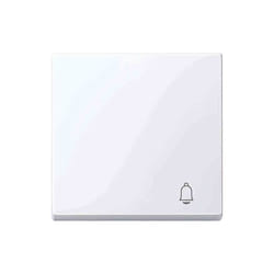 Merten - interrupteur à bascule avec étiquetage sonnette, système m blanc brillant MEG33050325 MEG3305-0325