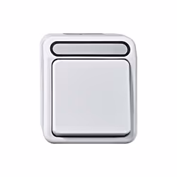 SCHNEIDER ELECTRIC 1 PIÈCE KOMPLETT TASTER AQUASTAR GRIS 4074988