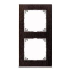 Merten MEG4020-3671 Plaque de commutation et obturateur Aluminium, Marron