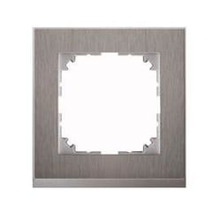 Merten MEG4010-3646 Plaque de commutation et obturateur Aluminium, Acier inoxydable