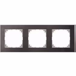 Merten MEG4030-3669, Aluminium, Noir, pierre, Thermoplastique, Sans vis, Merten, 1 pièce(s)