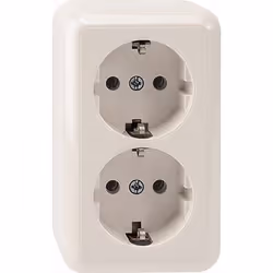 Merten MEG2421-8719, CEE 7/3, CEE 7/4, Blanc, 250 V, 16 A