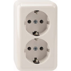 Merten MEG2421-8719 prise de courant CEE 7/3 Blanc