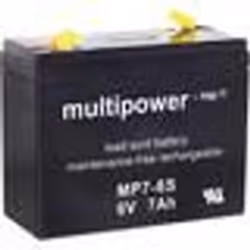 Batterie au plomb 6 V 7 Ah multipower MP7-6S plomb (AGM) - MULTI POWER - Batterie - Plomb