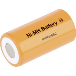 HHR30SCP-TOY Pile rechargeable spéciale Sub-C flat-top NiMH 1.2 v 3050 mAh - Panasonic